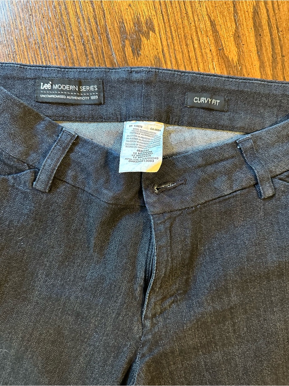 Lee Modern Series Curvy Fit Women’s Jeans - Dark Indigo size 12